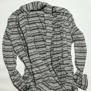 41 Hawthorn Cardigan with cowl neckline